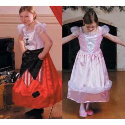 CARNAVAL prinsessenjurk - piratenjurk jurk 3-5 jaar *TEAB*