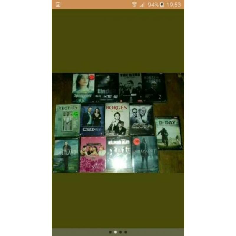 DVD Boxen Thrillers (voornamelijk)30 stuks waarvan 13 nieuw