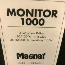 Magnat Monitor 1000 | Speakers | 2 Stuks