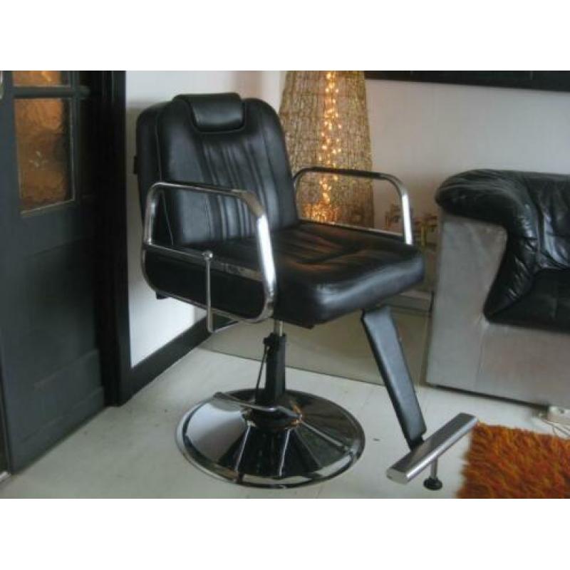 Hairway Kappersstoel barber design chair zwart leder ? ??