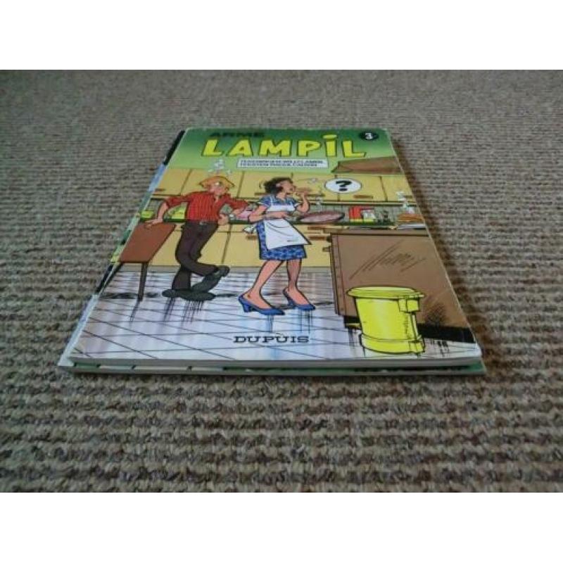 2 stripboeken uit de Arme Lampil reeks