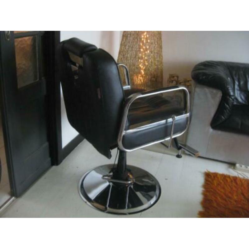 Hairway Kappersstoel barber design chair zwart leder ? ??
