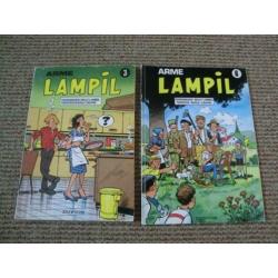 2 stripboeken uit de Arme Lampil reeks