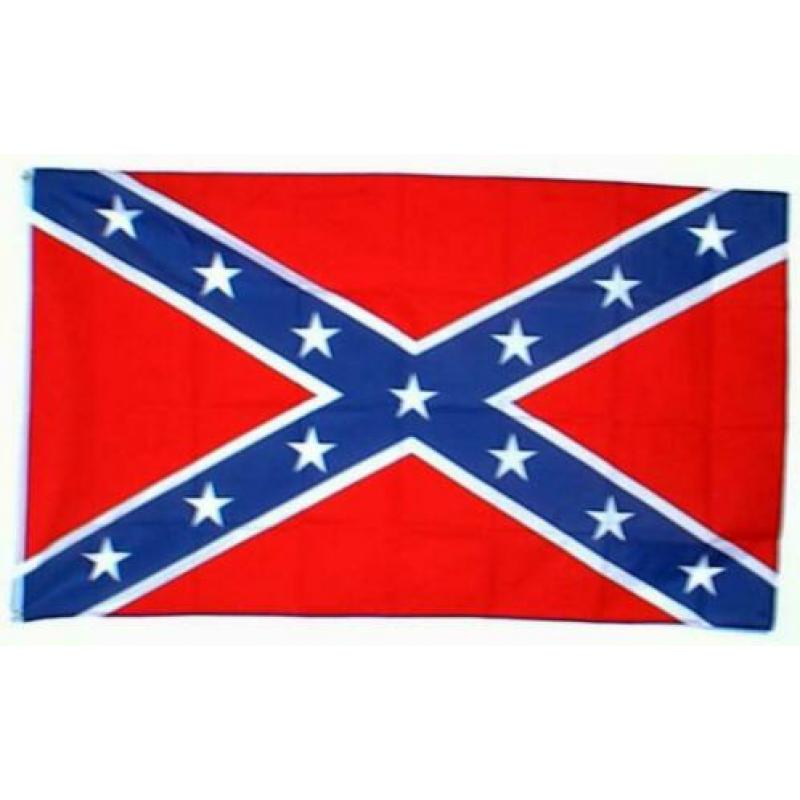 Grote Rebel confederatie vlag 150x250 cm