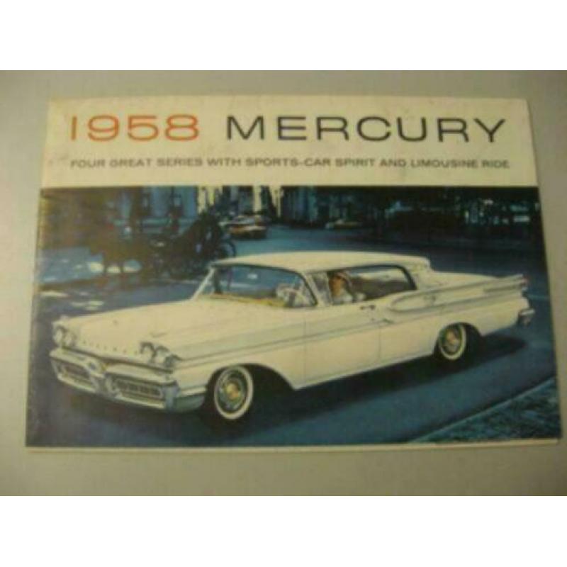 1958 Mercury Brochure USA