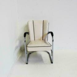 Gispen 412 Design fauteuil design stoel Wit leer Nieuwstaat!