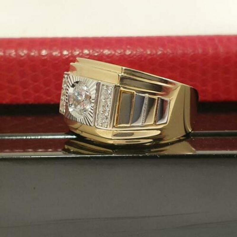14 karaat gouden Rolex model ring maat 19.5 10.1 gram. nr030