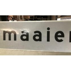 Nieuw bord “maaien”
