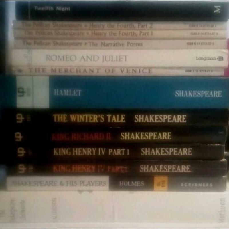 Shakespeare div. Arden/Pelican: Hamlet, Henri IV, Richard II