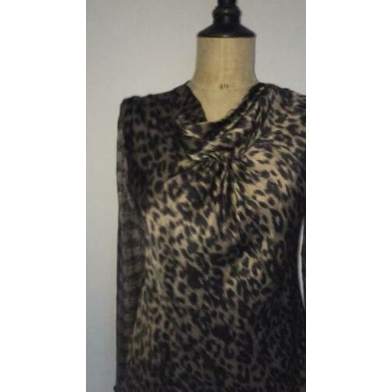 Marccain N3 super mooie panter bloes stretch