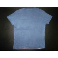Super tof vintage blauw gestreept RAVAGIO shirt mt 140-146.