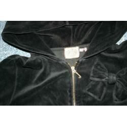 Mooi zwart fluweel Juicy Couture vest, mt 176, ZGAN