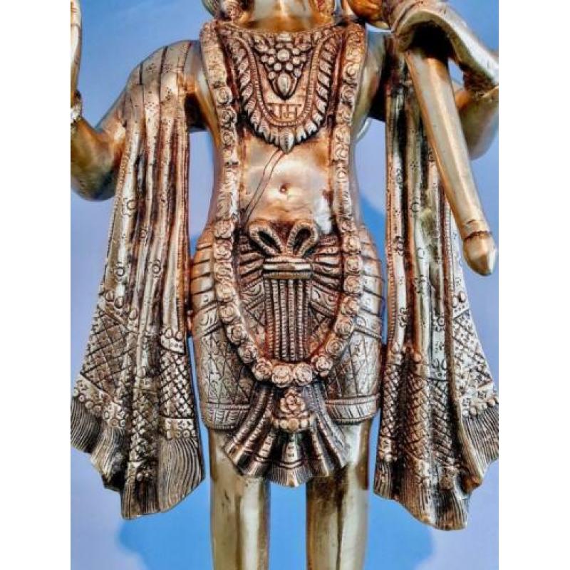 Hanuman beeld staand brons 66 cm!