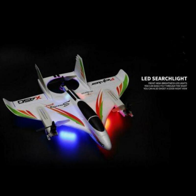 Fast RC Helikopter Vliegtuig Drone All-In-One VTOL. RTF 6-CH