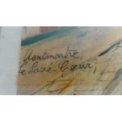 Monmartre Sacre Coeur, Maurice Utrillo 1931 E