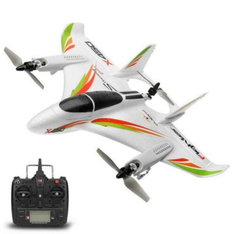 Fast RC Helikopter Vliegtuig Drone All-In-One VTOL. RTF 6-CH