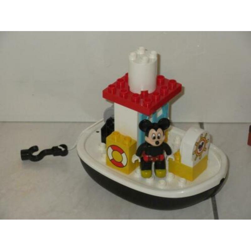 Duplo Disney boot met Mickey en Minnie Mouse