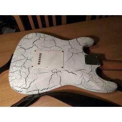 Stratocaster met bijzonder textuur