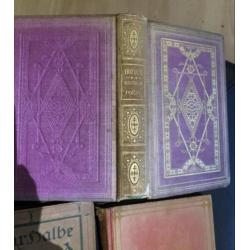 Antieke boeken 3 stuks (1867, 1909 en 1920)