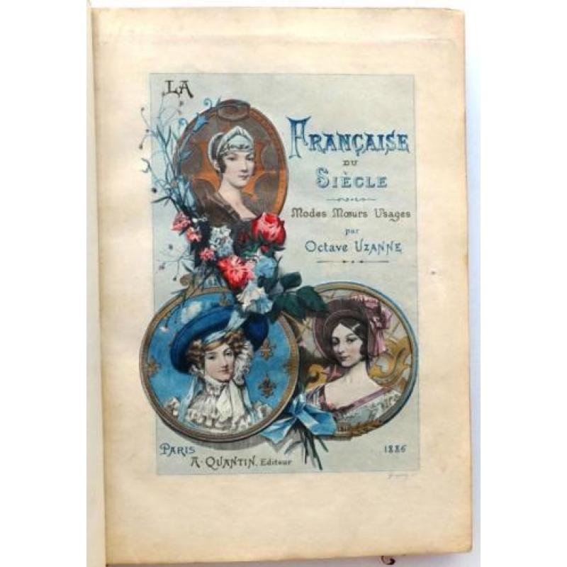 La Française du siècle 1886 (1e druk) Uzanne Fraaie band