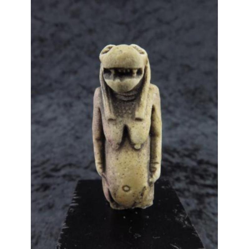 Egyptian faience amulet of Taweret