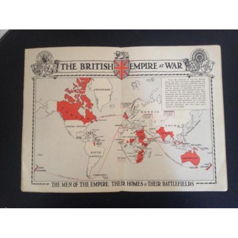 WO1 - The British empire at war - Blotting book - 1918