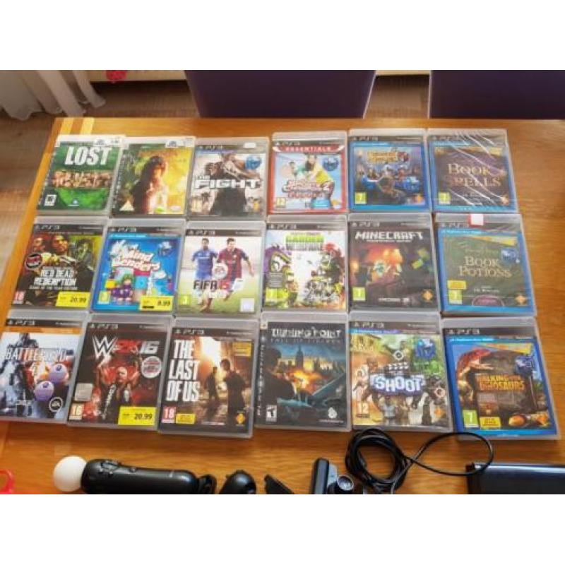 Ps3 Sony PlayStation 3 + move+ games