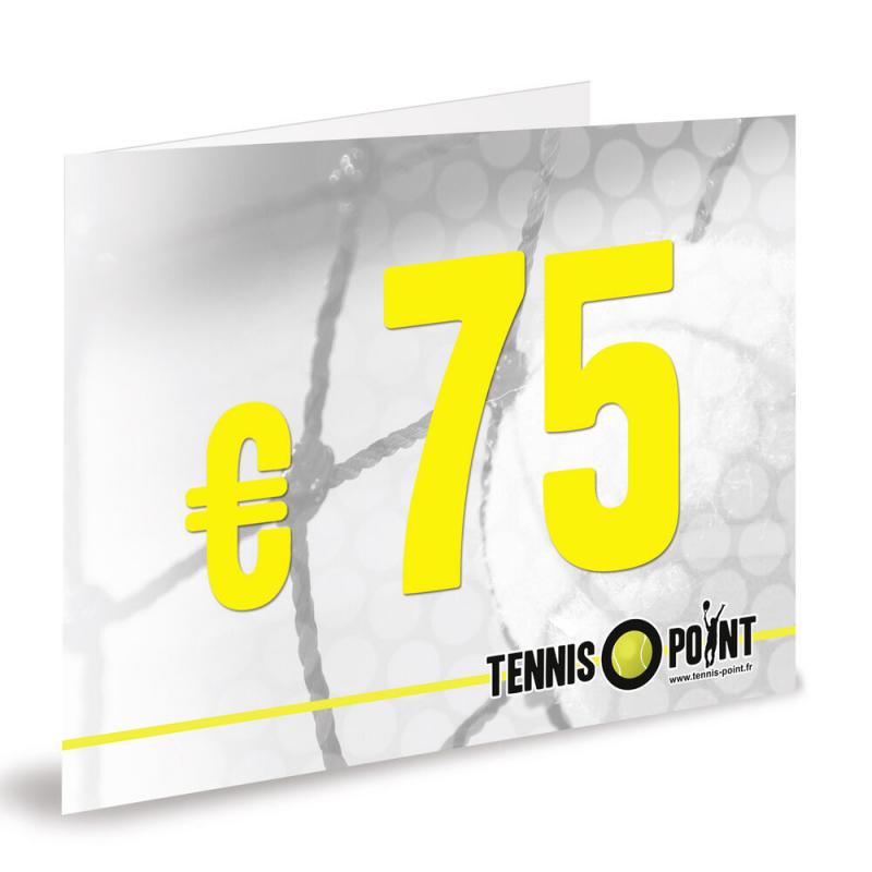 Tennis-Point 75 Euro Tegoedbon